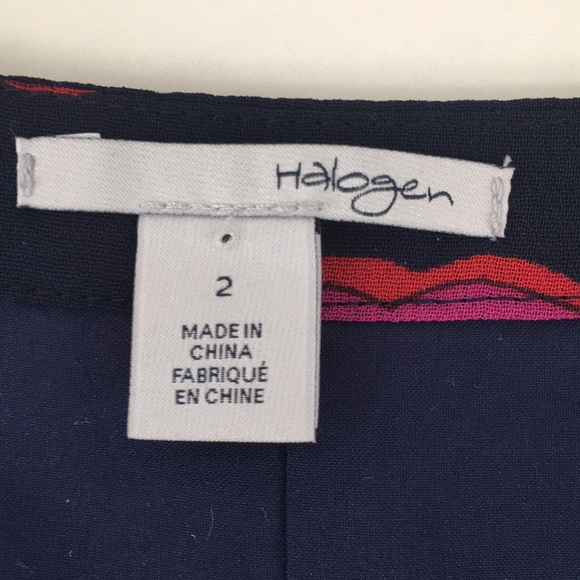 Halogen Midi pleated Lip Print Dress - Picture 5 of 12